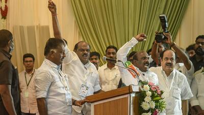 Former law minister and Rajya Sabha MP C Ve Shanmugam on Friday said the tenure of O Panneerselvam as coordinator and Edappadi Palaniswami as joint coordinator ceased to exist on Thursday. (PTI) Former law minister and Rajya Sabha MP C Ve Shanmugam on Friday said the tenure of O Panneerselvam as coordinator and Edappadi Palaniswami as joint coordinator ceased to exist on Thursday. (PTI)