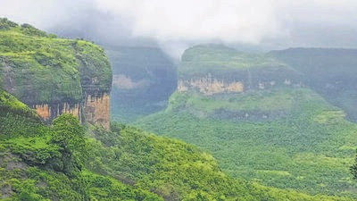 The drones were flown over Andharban valley but nothing concrete emerged during the area scan, said rural police. (HT FILE PHOTO)
