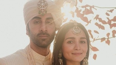 Ranbir Kapoor and Alia Bhatt married in Mumbai on April 14. Ranbir Kapoor and Alia Bhatt married in Mumbai on April 14.