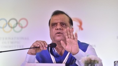 IOA president Narinder Batra&nbsp; (HT Photo)