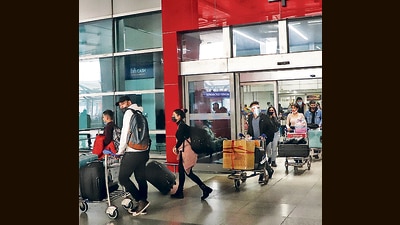 The airports part of the rollout are Delhi, Bengaluru, Pune, Hyderabad, Varanasi, Kolkata and Vijayawada. (Amit Sharma) The airports part of the rollout are Delhi, Bengaluru, Pune, Hyderabad, Varanasi, Kolkata and Vijayawada. (Amit Sharma)