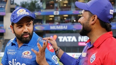 Rohit Sharma and Rishabh Pant (Twitter/Mumbai Indians ) Rohit Sharma and Rishabh Pant (Twitter/Mumbai Indians )