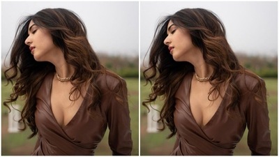 Sonal’s fashion diaries are treat for sore eyes. A few days back, the actor portrayed her love for chocolate by decking up in a chocolate maroon short dress. (Instagram/@sonalchauhan)