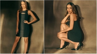 A little black dress always comes as a saviour when one has a hard time trying to figure out what to wear to a date night, outing or an event. The gorgeous Manushi Chhillar recently showed us how to style a classic black ensemble and step out like a total boss lady. (Instagram/@manushi_chhillar) A little black dress always comes as a saviour when one has a hard time trying to figure out what to wear to a date night, outing or an event. The gorgeous Manushi Chhillar recently showed us how to style a classic black ensemble and step out like a total boss lady. (Instagram/@manushi_chhillar)