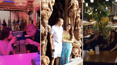 Pictures from Bhagyashree and Himalay Dassani's vacation.