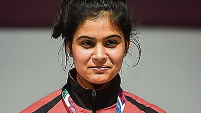 Manu Bhaker won two gold medals at the Kumar Surendra Singh Memorial Shooting event in Bhopal. (Getty Images) Manu Bhaker won two gold medals at the Kumar Surendra Singh Memorial Shooting event in Bhopal. (Getty Images)