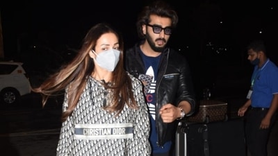 Malaika Arora and Arjun Kapoor jet off for a holiday in trendy airport outfits, we adore (HT Photo/Varinder Chawla)