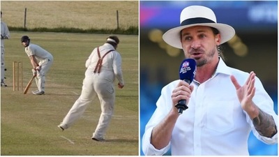 The video of George McMenemy; Dale Steyn (Twitter) The video of George McMenemy; Dale Steyn (Twitter)