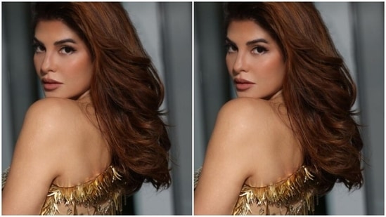 Jacqueline’s fashion diaries are fashion inspo for us. A few days back, the actor looked ravishing in a golden embellished gown for the IIFA Awards.(Instagram/@jacquelinef143)
