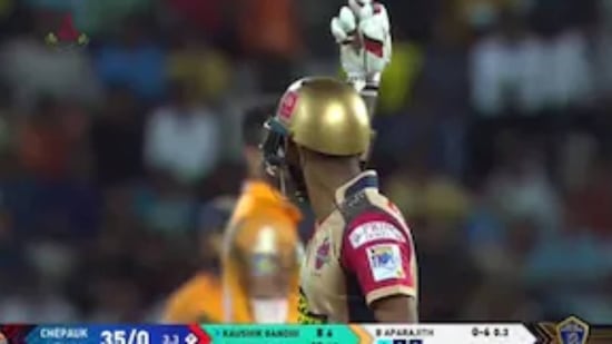 Narayan Jagadeesan loses his cool in TNPL&nbsp;(Voot)