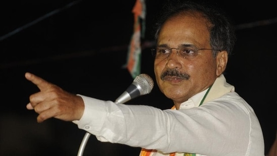 Congress MP Adhir Ranjan Chowdhury. (HT/File)