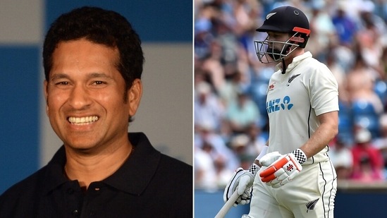 Sachin Tendulkar had a unique yet hilarious reaction to Henry Nicholls' dismissal. (Getty/AP) Sachin Tendulkar had a unique yet hilarious reaction to Henry Nicholls' dismissal. (Getty/AP)