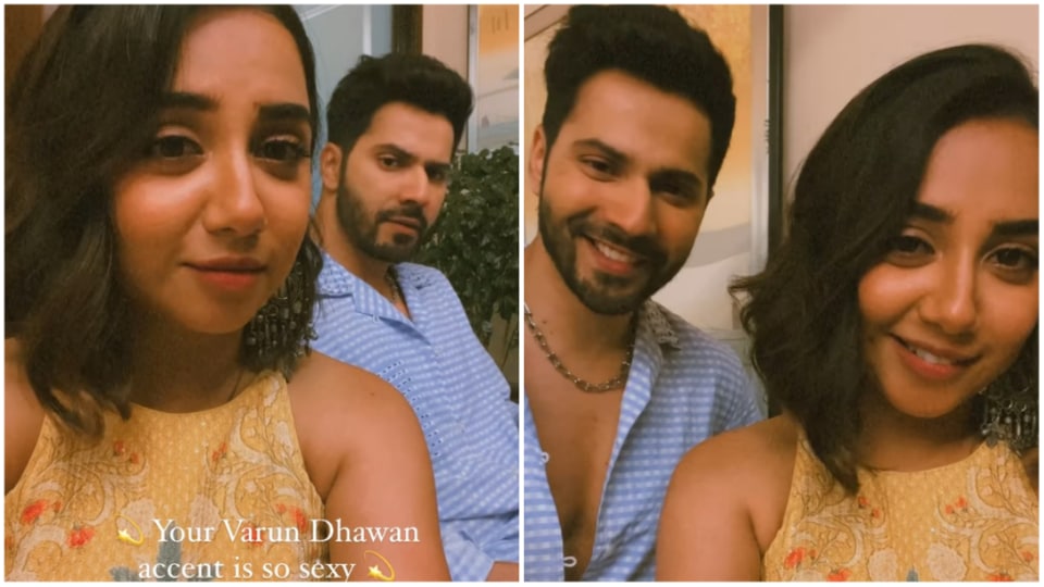Varun Dhawan featured in a hilarious new video shared by Prajakta Koli. Varun Dhawan featured in a hilarious new video shared by Prajakta Koli.