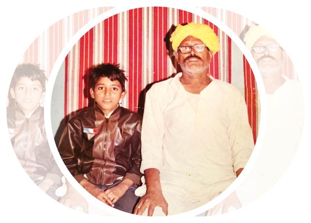 With his father when he was 10 years old With his father when he was 10 years old