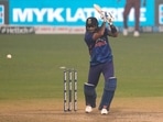 India’s Suryakumar Yadav plays a shot