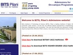 BITSAT 2022 admit card released at bitsadmission.com, direct link here BITSAT 2022 admit card released at bitsadmission.com, direct link here