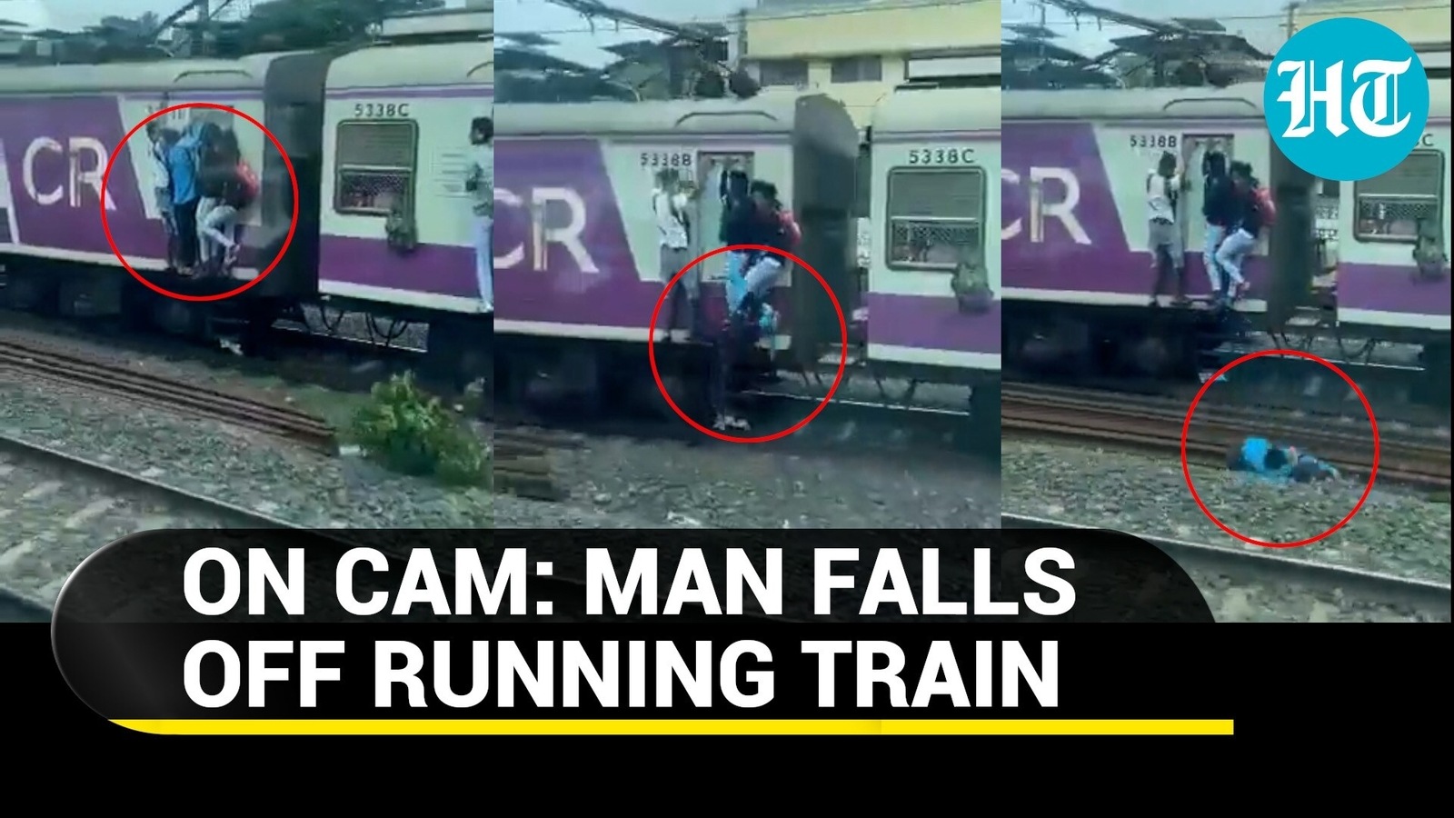 Mumbai Man falls off train after hitting pole, suffers injuries