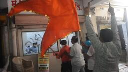 A group of Shiv Sainiks led by a local corporator entered inside Tanaji Sawant MLA’s office in Pune and damaged furniture. (Sourced)