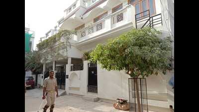 AIMIM district president Shah Alam’s house in Gausnagar, Kareli, in Prayagraj. (HT Photo) AIMIM district president Shah Alam’s house in Gausnagar, Kareli, in Prayagraj. (HT Photo)
