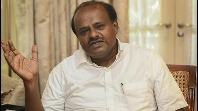 Former chief minister and Janata Dal (Secular) HD Kumaraswamy equating the renaming of wards in Bengaluru to the ongoing textbook controversy. (PTI) Former chief minister and Janata Dal (Secular) HD Kumaraswamy equating the renaming of wards in Bengaluru to the ongoing textbook controversy. (PTI)