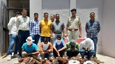 The accused in Karnal police custody in Haryana on Saturday. (HT Photo) The accused in Karnal police custody in Haryana on Saturday. (HT Photo)