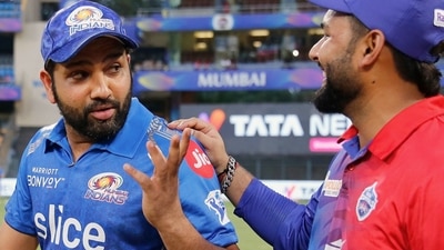 Rohit Sharma and Rishabh Pant (Twitter/Mumbai Indians ) Rohit Sharma and Rishabh Pant (Twitter/Mumbai Indians )