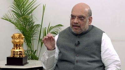 Union Home Minister Amit Shah speaks to ANI on the 2002 Gujarat riots, SC verdict, role of media, and other issues, in New Delhi on Saturday. (ANI Photo) (ANI )