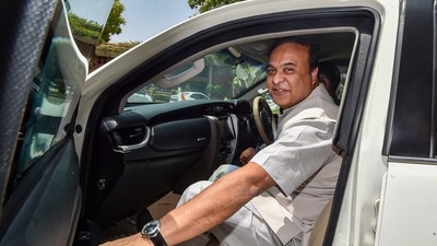 Assam chief minister Himanta Biswa Sarma dismissed controversies over his playing host to the rebel Sena MLAs amid the flood situation in his state. (PTI) Assam chief minister Himanta Biswa Sarma dismissed controversies over his playing host to the rebel Sena MLAs amid the flood situation in his state. (PTI)