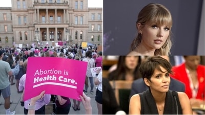 US abortion laws: Taylor Swift and Halle Berry have reacted to the ruling. US abortion laws: Taylor Swift and Halle Berry have reacted to the ruling.