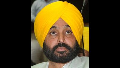 During the budget session of the Punjab assembly on Saturday, Mann said teachers in universities and college will be given the UGC pay scales at the earliest. (Ravi Kumar/ HT)