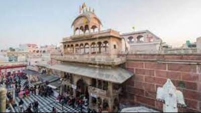 ‘Darshan’ would be open for devotees at Shree Bankey Behari Temple on Monday but the movement of general public would be restricted before arrival of the President to offer prayers . (Sourced) ‘Darshan’ would be open for devotees at Shree Bankey Behari Temple on Monday but the movement of general public would be restricted before arrival of the President to offer prayers . (Sourced)