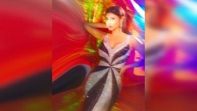 Mouni Roy sparkles bright like a shining star in this embellished gown for DID L'il Masters. (Instagram/@imouniroy) Mouni Roy sparkles bright like a shining star in this embellished gown for DID L'il Masters. (Instagram/@imouniroy)