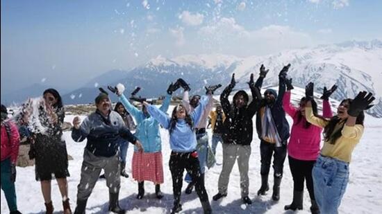 As per Union tourism ministry, around 1.42 lakh tourists visited Jammu and Kashmir during February alone, breaking the seven-year record. Officials in the tourism department and tour operators termed this as an exponential hike in tourist arrivals this year. (AP File Photo)