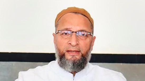 AIMIM President Asaduddin Owaisi in Hyderabad on Tuesday, June 21, 2022. (PTI Photo)(PTI)