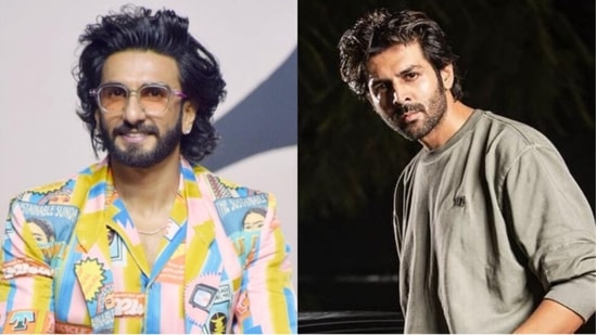 Ranveer Singh reacted to Kartik Aaryan's post.