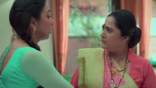 A still from Anupamaa. A still from Anupamaa.