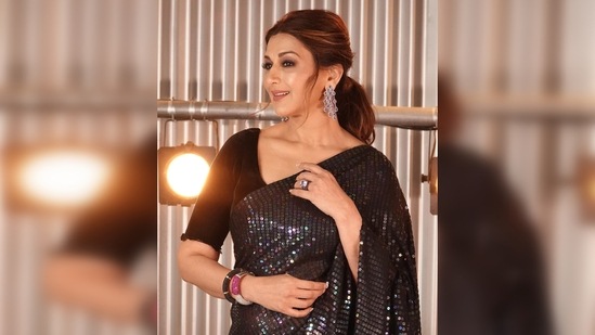 Sonali Bendre's bag has her initials written on it and it's super EXPENSIVE  - Times of India