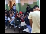The classmates of a boy hugged him on his return to school as he had lost his mother. (goodnews_movement/Instagram) The classmates of a boy hugged him on his return to school as he had lost his mother. (goodnews_movement/Instagram)