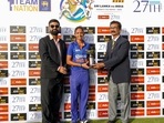 India women's cricket team captain Harmanpreet Kaur(Twitter/BCCIWomen) India women's cricket team captain Harmanpreet Kaur(Twitter/BCCIWomen)