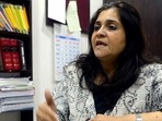 Crime branch officials produce social activist Teesta Setalvad at the Metropolitan Magistrate Court in Ahmedabad, Sunday.(AFP File Photo) Crime branch officials produce social activist Teesta Setalvad at the Metropolitan Magistrate Court in Ahmedabad, Sunday.(AFP File Photo)