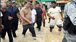 Assam chief minister Himanta Biswa Sharma surveyed some flooded areas in Silchar on Sunday. (Twitter/Himanta Biswa Sarma) Assam chief minister Himanta Biswa Sharma surveyed some flooded areas in Silchar on Sunday. (Twitter/Himanta Biswa Sarma)