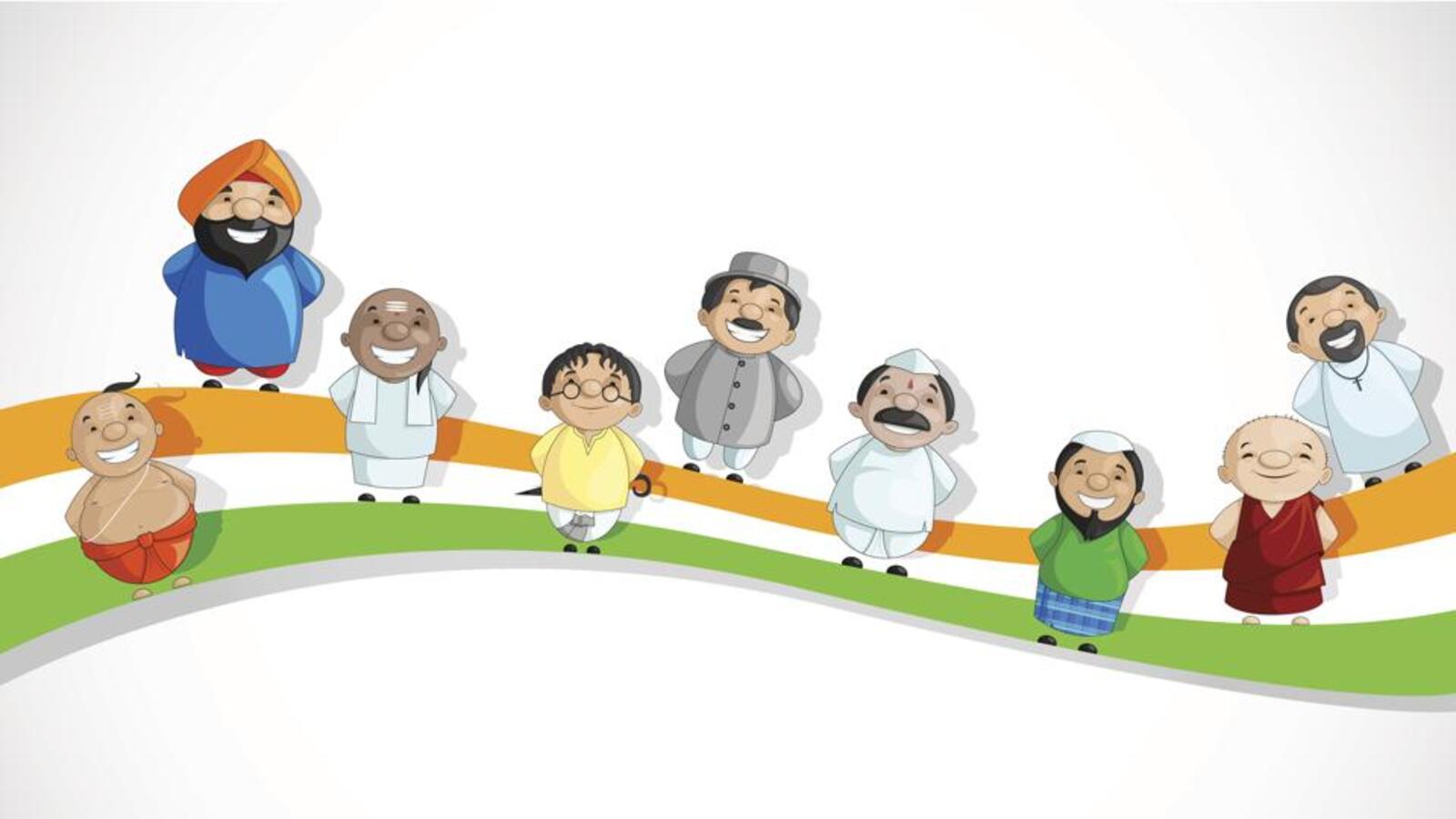 Unity in diversity. Happy russian unity day wishes.