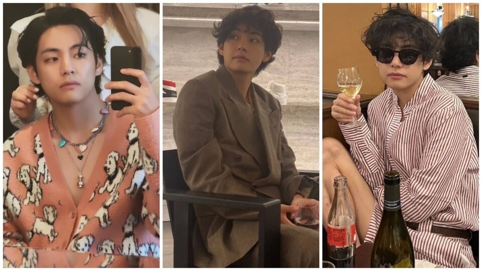 8 Times BTS's V Looked Too Good For Words In His Celine Shirt - Koreaboo