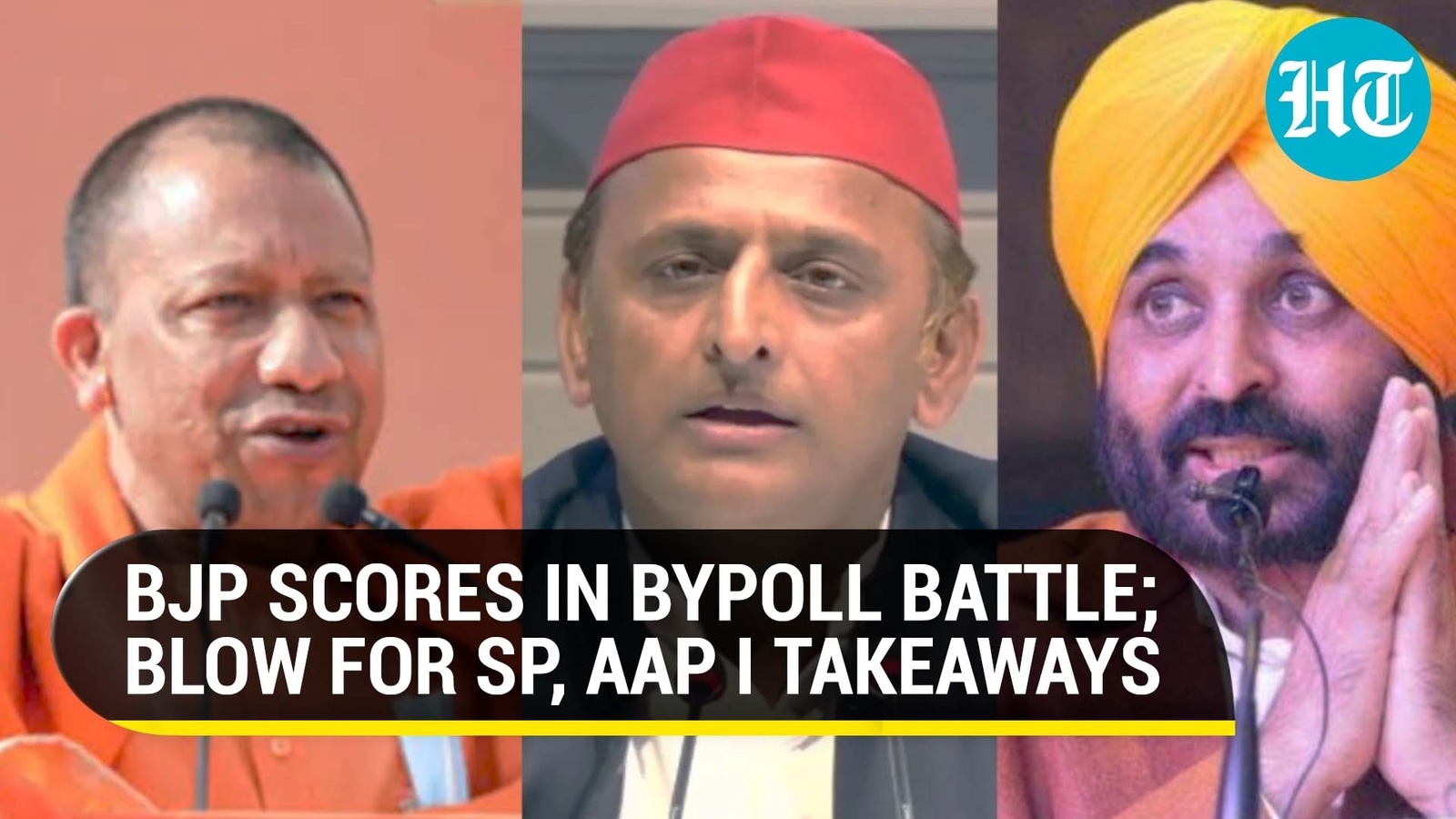 BJP bags 5 of 10 bypoll seats up for grabs; Setbacks for AAP in Punjab