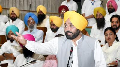 Sangrur, considered the home turf of Bhagwant Mann, went to the polls after Mann took oath as Punjab chief minister on March 16. The defeat came a little over three months after the AAP registered a thumping win in Punjab. (PTI) Sangrur, considered the home turf of Bhagwant Mann, went to the polls after Mann took oath as Punjab chief minister on March 16. The defeat came a little over three months after the AAP registered a thumping win in Punjab. (PTI)