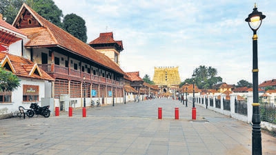 Sree Padmanabha Swamy temple in Thiruvananthapuram city was in news last year after it turned bankrupt and the state government had to bail it out with soft loans on a number of occasions. (HT Photo) Sree Padmanabha Swamy temple in Thiruvananthapuram city was in news last year after it turned bankrupt and the state government had to bail it out with soft loans on a number of occasions. (HT Photo)