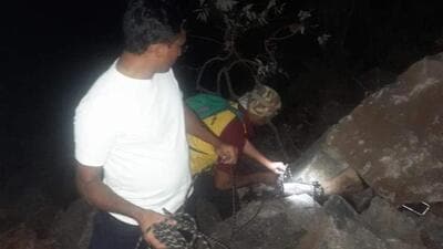A 27-year-old Pune based trekker Hemang Gala who had gone missing since the rock slide at Kalyan darwaza, Sinhagad fort, on Saturday at around 9 am – was found dead Sunday morning, officials said. Pune based trekker Hemang Gala’s body was recovered by rescuers on Sunday. (HT PHOTO) A 27-year-old Pune based trekker Hemang Gala who had gone missing since the rock slide at Kalyan darwaza, Sinhagad fort, on Saturday at around 9 am – was found dead Sunday morning, officials said. Pune based trekker Hemang Gala’s body was recovered by rescuers on Sunday. (HT PHOTO)