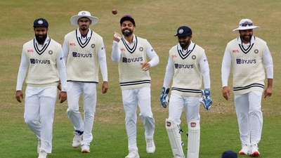 Team India players in action against Leicestershire (Action Images via Reuters)