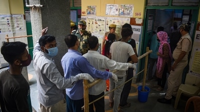 The counting of votes in three Lok Sabha and seven Assembly seats were held on Sunday. (Hindustan Times) The counting of votes in three Lok Sabha and seven Assembly seats were held on Sunday. (Hindustan Times)