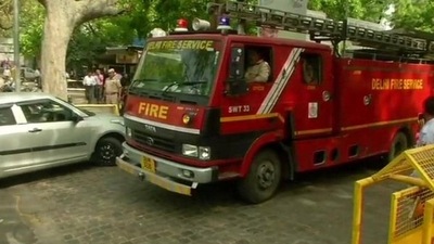 Fire service officials are yet to share details about the goods damaged in the fire. (ANI Photo)